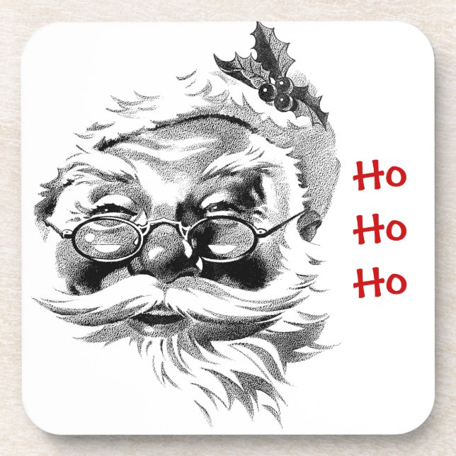 Santa Ho Ho Ho Coaster (Front)