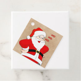 Santa Ho Ho Ho Favor Tags