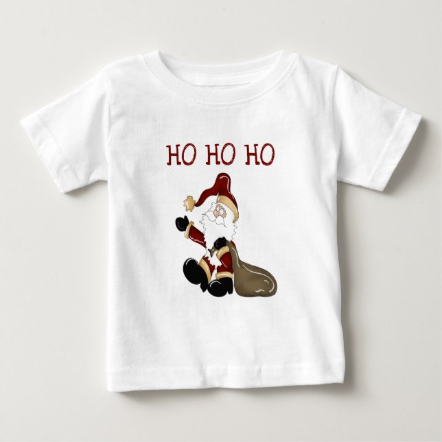 Santa HO HO HO Tshirts and Gifts (Front)