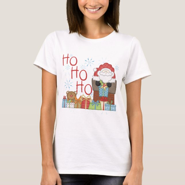 Santa Ho Ho Ho Tshirts and Gifts (Front)