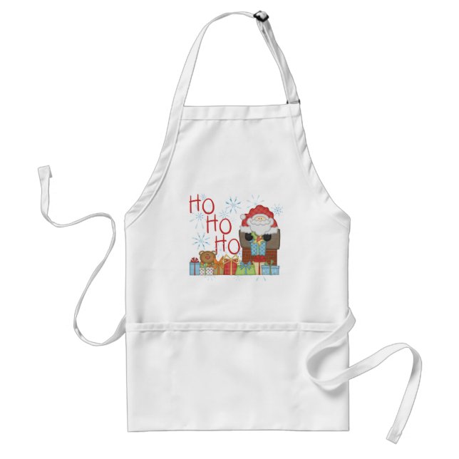 Santa Ho Ho Ho Tshirts and Gifts Adult Apron (Front)