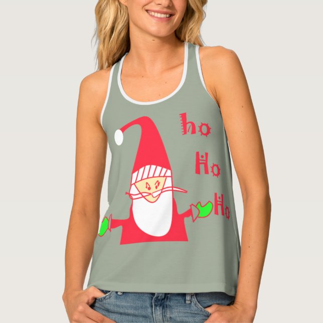 Santa HoHoHo! Women's Apparel Girl Stylish Women's Tank Top (Front)