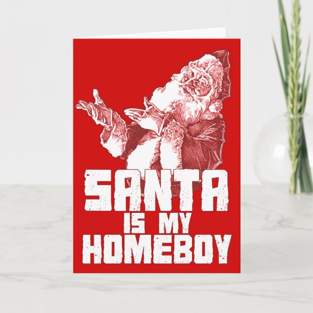 santa holiday card (Front)