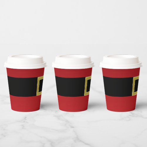Santa Holiday Christmas Party Paper Cups