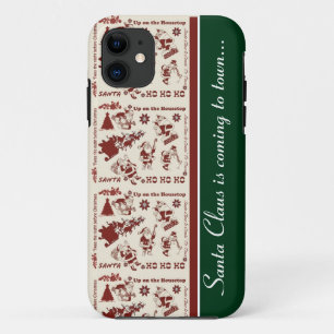 Santa Holiday iPhone 5/5S iPhone 11 Case