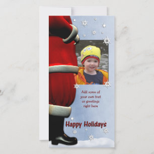 Santa Holiday Photo Cards