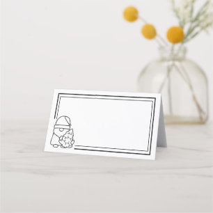 Santa Holiday Place Card