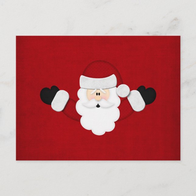 Santa Holiday Postcard (Front)