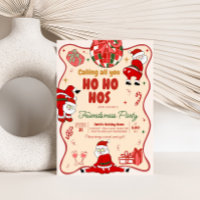 Santa Hos Funny Friendsmas Christmas Party