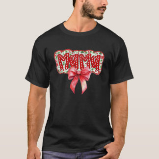 Santa Hot Cocoa Mom T-Shirt