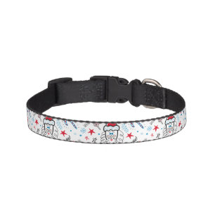 Santa illustration Christmas Stocking stuffers Pet Collar