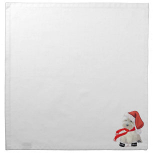Santa in Boots Napkin