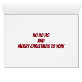 ***SANTA IN HAMMOCK*** SAYS MERRY CHRISTMAS (Inside Horizontal (Bottom))