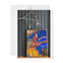 Santa in Las Vegas - Christmas Greeting Card