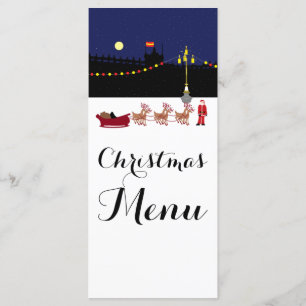Santa In Madrid Christmas Menu