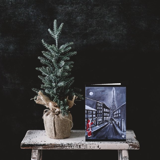 Santa in Paris Painting by Alfred Fox Card (Creator Uploaded)