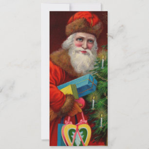 Santa in Red Invitation