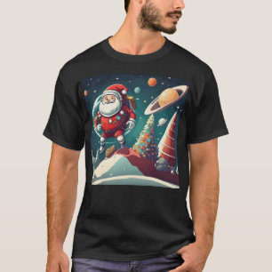 Santa in space fun T-Shirt
