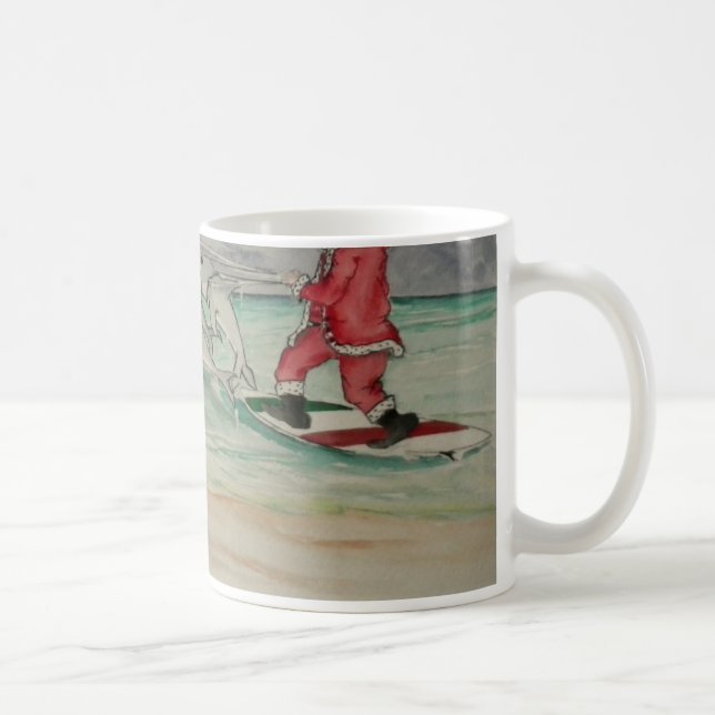 Santa in the Caribbean Mug (Right)