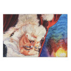 Santa in the Moonlight Christmas Card