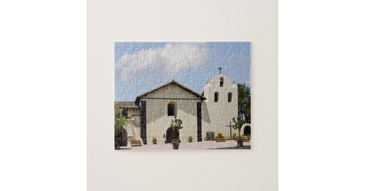 Santa Ines mission puzzle | Zazzle