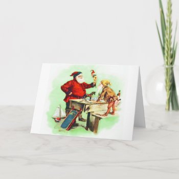 Santa Inspection Holiday Card by Hit_or_Miss at Zazzle