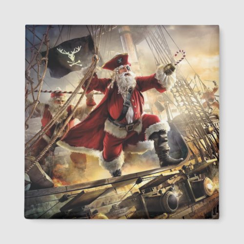 santa is a pirate magnet