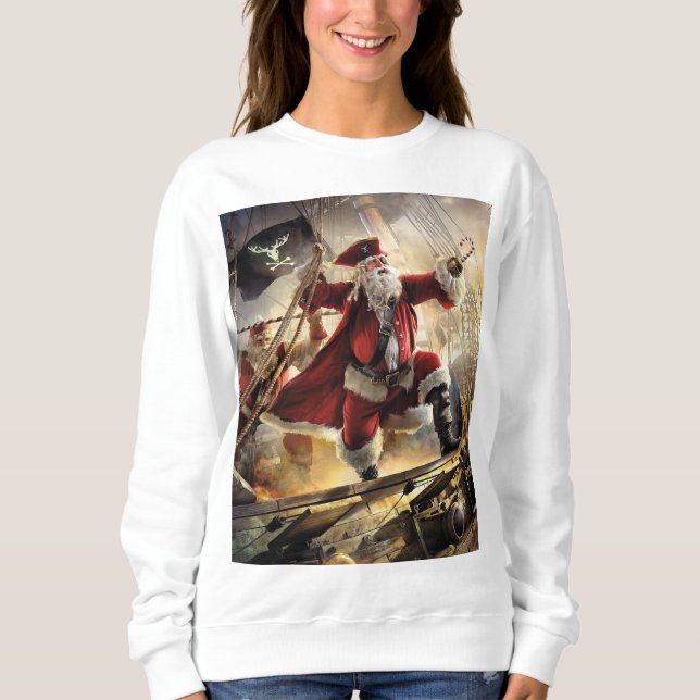 Santa Is A Pirate Sweatshirt (Front)
