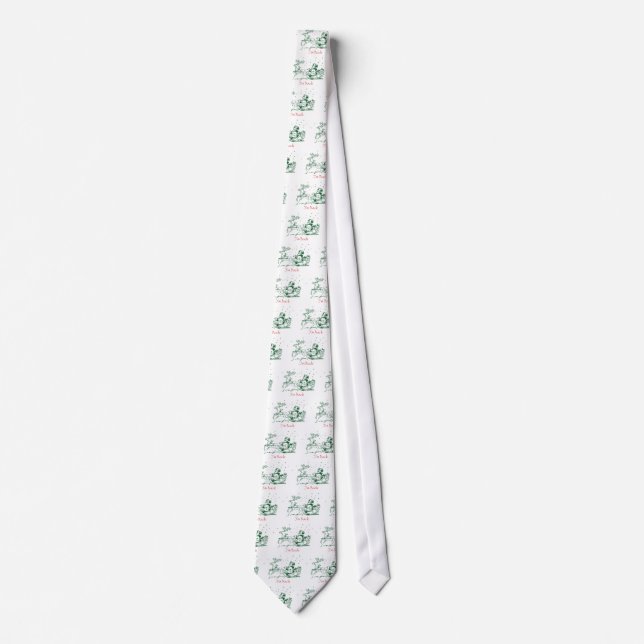 Santa is back again, Merry Christmas Neck Tie (Front)