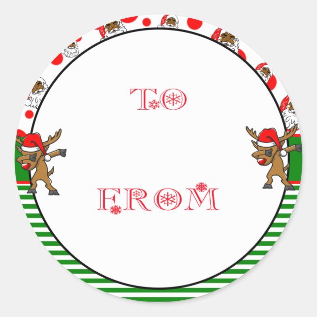 Santa is Coming Sticker (Front)