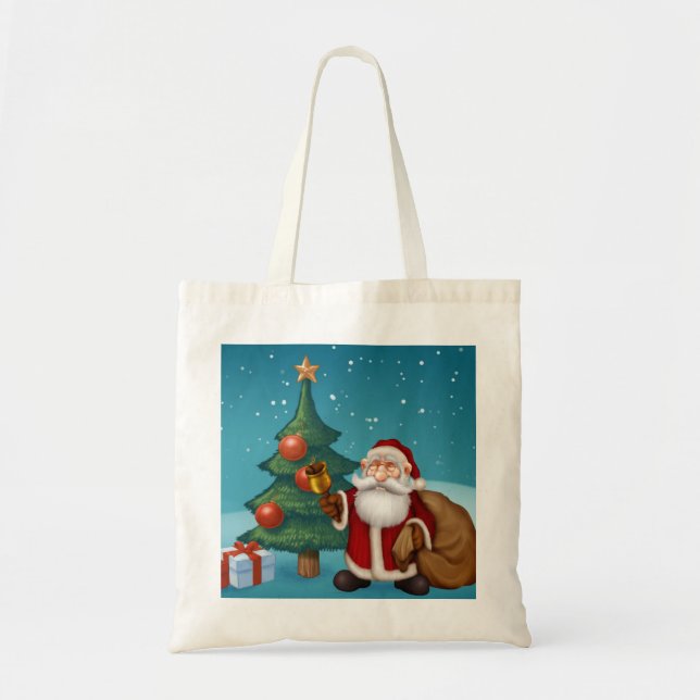 santa is coming tote bag (Front)