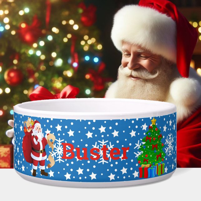 Santa is Making His List Add Name Christmas Gift Bowl (Creator Uploaded)