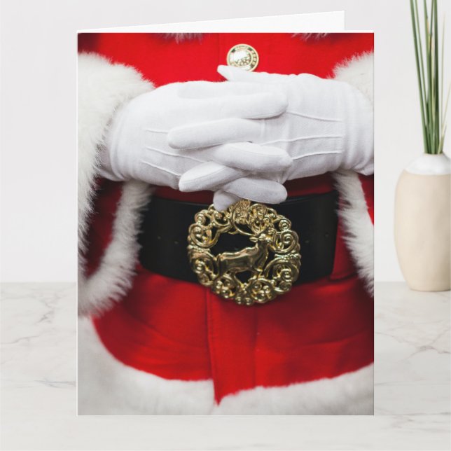 SANTA IS PISSED FUNNY JOKE Greeting Card (Front)