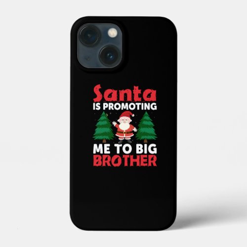 santa is promoting me to big brother christmas iPhone 13 mini case