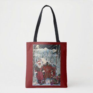 Santa is Ready Tote Bag