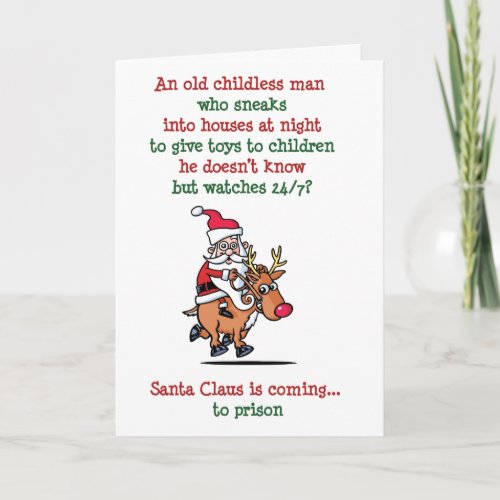 Santa is Watching Card