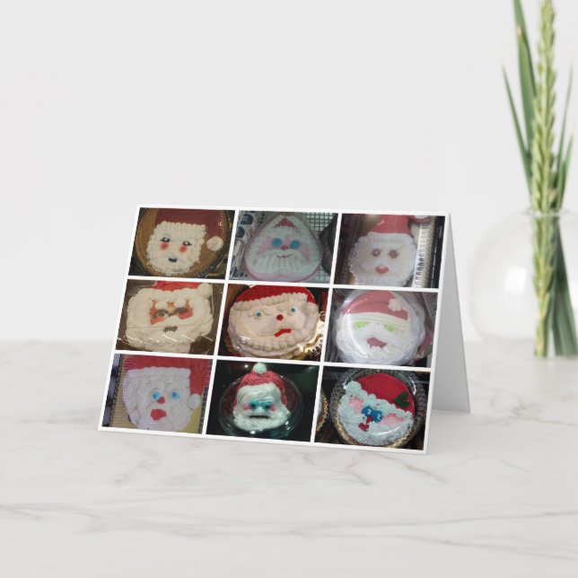 Santa is Watching Holiday Card (Front)