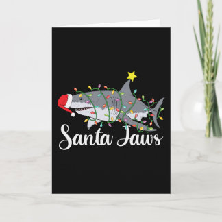 Santa Jaws Christmas Card