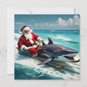 Santa Jaws Holiday Card