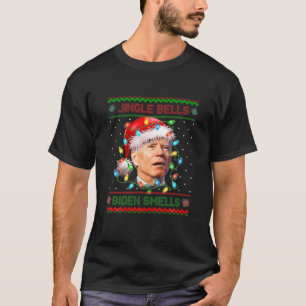 Santa Joe Biden Christmas Jingle Bells Biden Smell T-Shirt