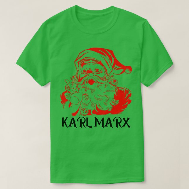 Santa Karl Marx T-Shirt (Design Front)