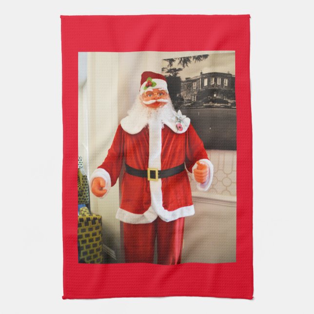 Santa Kitchen Towel (Vertical)