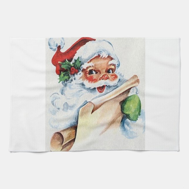 Santa kitchen towles kitchen towel (Horizontal)