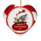 Santa Kitten Baby's First Christmas Ornament