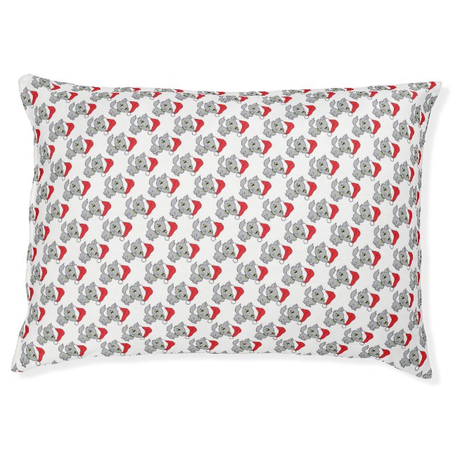 Santa Kitty Indoor Pet Bed - Large (Front)