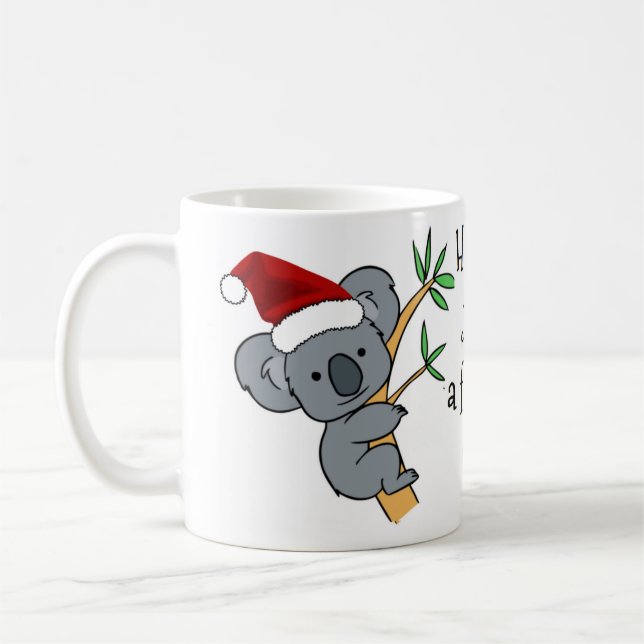 Santa Koala - Fair Dinkum Coffee Mug (Left)