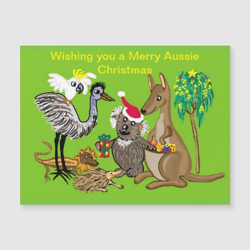 Santa koala gives Aussie Christmas presents