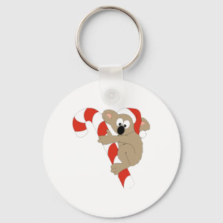 Santa Koala Keychain