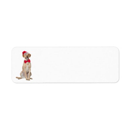 Santa Lab Return Address Labels