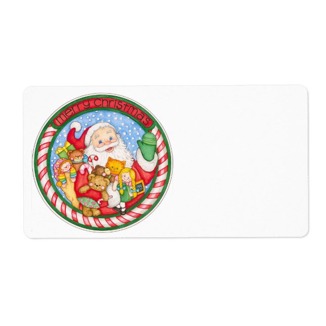 Santa Label (Front)